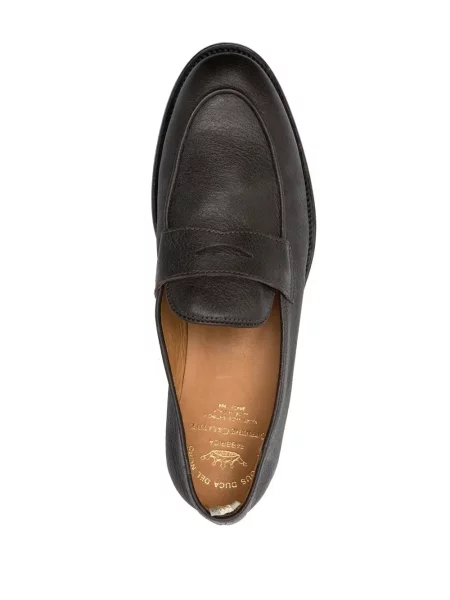 Pantofi loafer Officine Creative din piele maro
