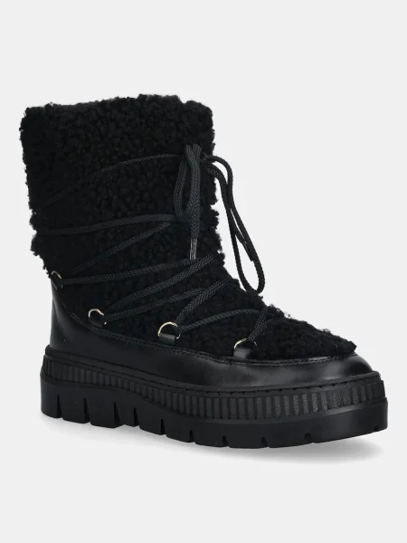 Кожени апрески Pollini черно