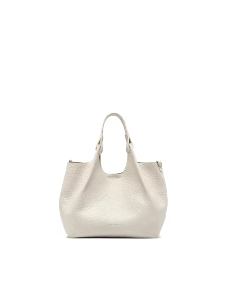 Torebka crossbody Gianni Chiarini skórzana biała