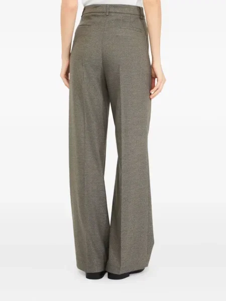 Pantaloni Liu Jo plisate verde