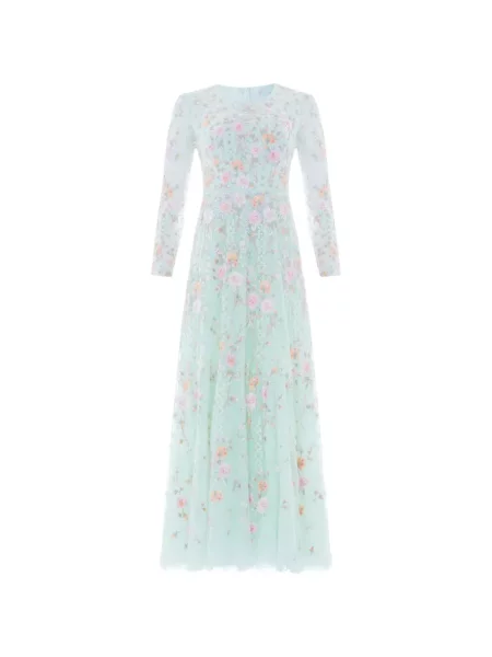 Lung rochie Needle & Thread verde