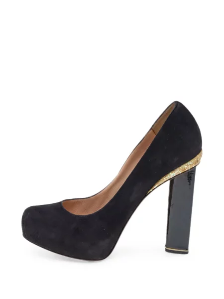 Pantofi cu toc Nicholas Kirkwood cu platformă negru