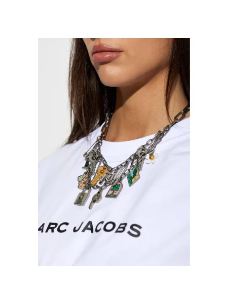 Naszyjnik Marc Jacobs szary