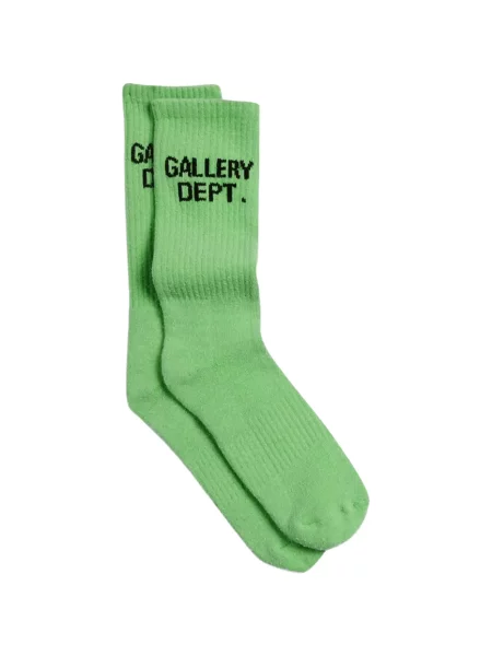Șosete Gallery Dept. tricotate cu autograf verde
