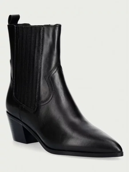 Twinset botine pentru femei din piele negru