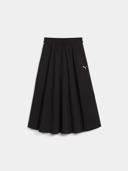 Спідниця міді PUMA T7 Woven Midi Skirt комбінований верх чорний