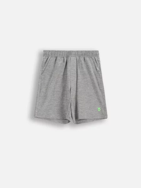 Spodenki sportowe chłopięce Lemon Explore do kolan szare
