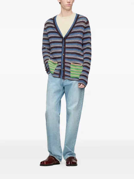 Vilnonis kardiganas Maison Margiela mėlyna