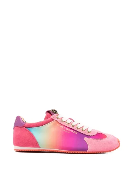Sneakerși Kurt Geiger London din piele de căprioară roz