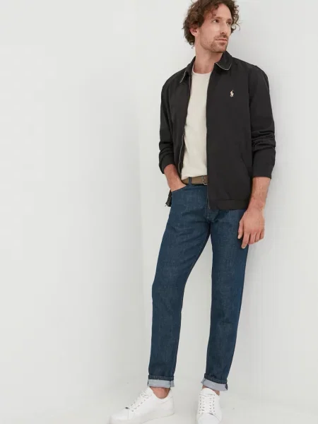 Polo Ralph Lauren Geacă de primăvară-toamnă negru