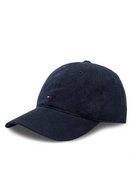 Tommy Hilfiger Kepurė su snapeliu Flag Soft 6 Panel Cap Tamsiai mėlyna balta