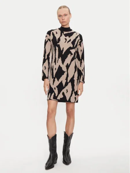 Vero Moda Rochie tricotată Gold New Art bej