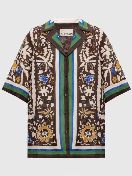 Сорочка Maroc з рамі Alemais коричнева