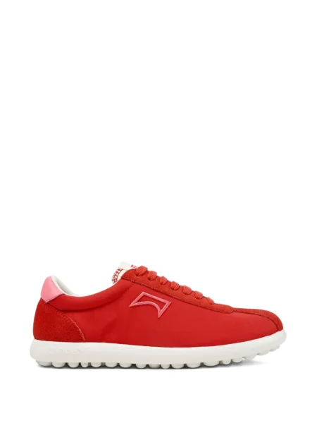 Sneakerși Camper cu șireturi din dantelă roșu