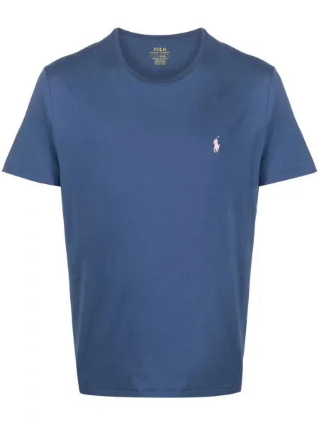 Μπλούζα Polo Ralph Lauren με κέντημα μπλε