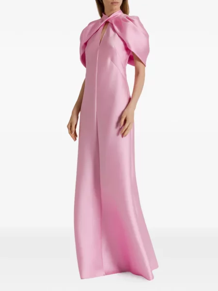 Rochie maxi Alberta Ferretti roz