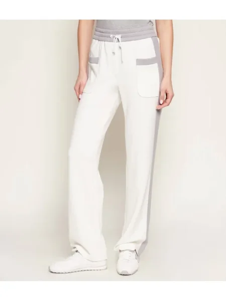 Marc Cain Pantaloni de trening Washington | Relaxed fit alb
