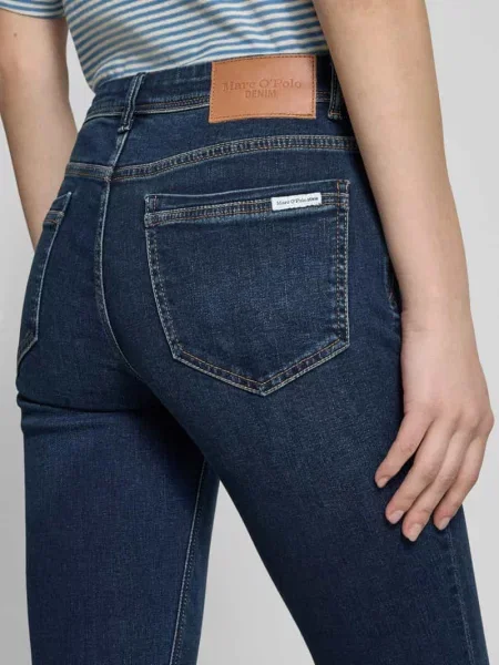 Jeansy o kroju slim fit z dodatkiem streczu Marc O'polo Denim niebieskie