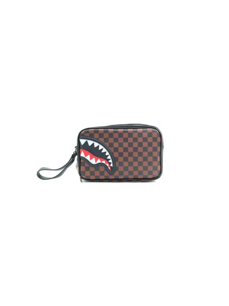 Torebka Sprayground skórzana brązowa