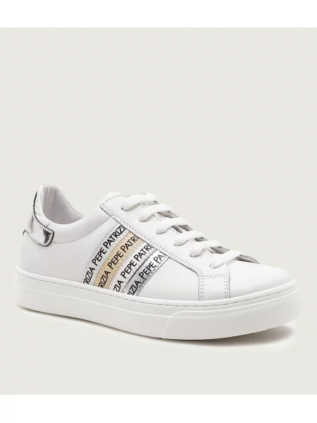 Patrizia Pepe Bőr sneakers tornacipő
