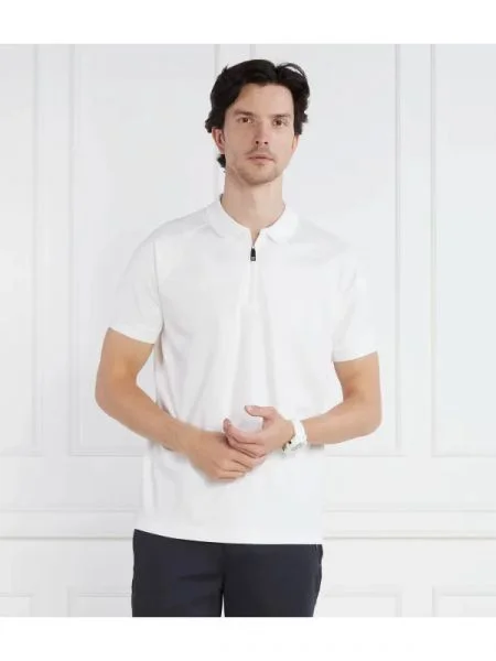 BOSS GREEN Polo Philix alb