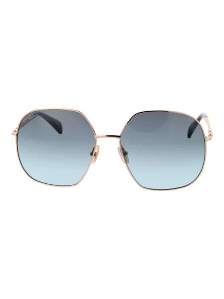 Okulary przeciwsłoneczne Max Mara różowe