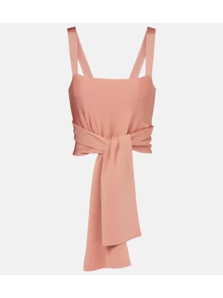 Cropp top Chloé tricotate roz