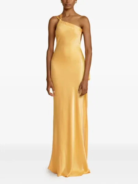 Rochie maxi Arcina Ori de costum galben
