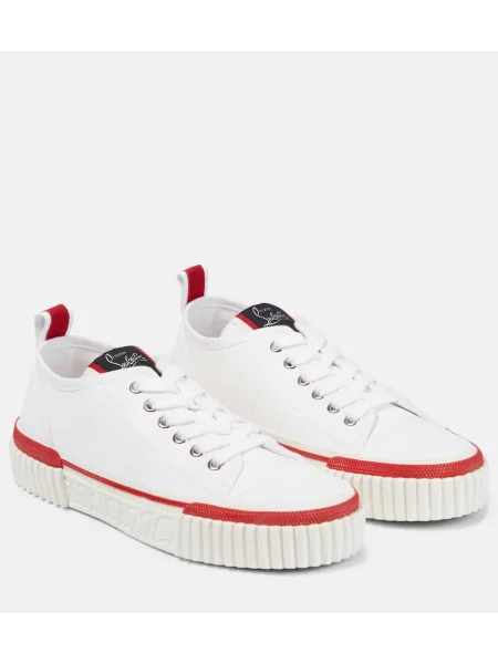 Sneakerși Christian Louboutin din canvas