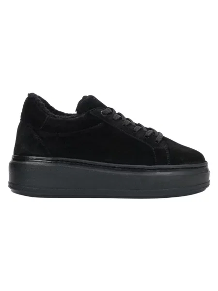 Sneakersy Estro zamszowe czarne