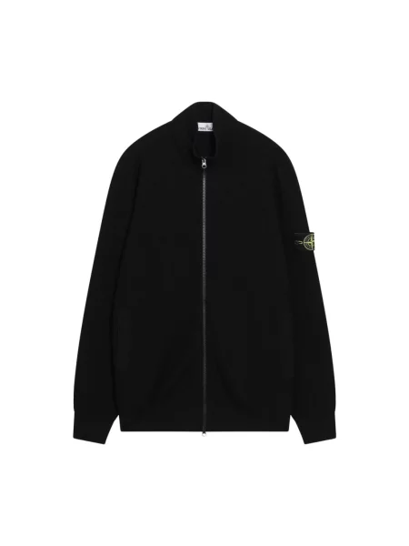 Kardigan Stone Island z kamieniami czarny