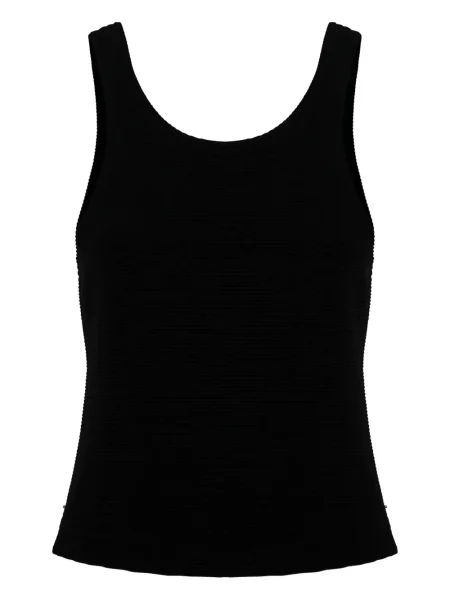 Podkoszulka Ixiah prążkowana czarna