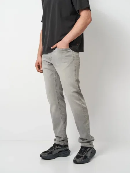 Завужені джинси Mustang Jeans Oregon Slim K світло-сірий сірі