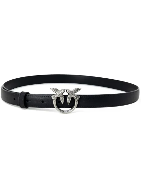 Pinko De piele curea LOVE BERRY H2 negru
