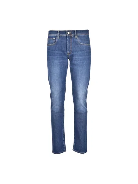 Skinny jeansy skinny Cycle ze stretchu niebieskie