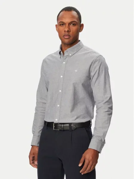 Calvin Klein Jeans Cămașă oxford albastru