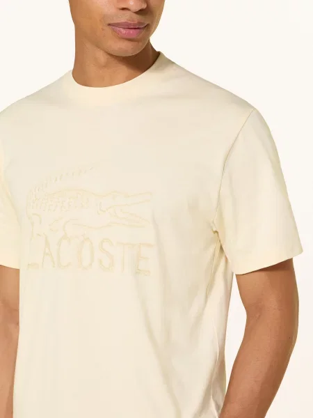 Lacoste Koszulka beige beżowa