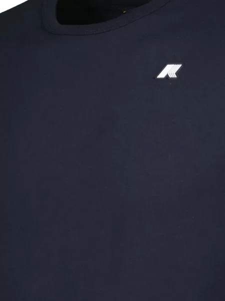 Tricou K-way cu autograf albastru