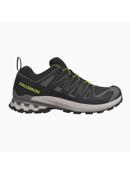 Férfi futócipő Salomon XA Pro 3D V9 black/dark gull gray/acid lime. Méret: 46 EU fekete