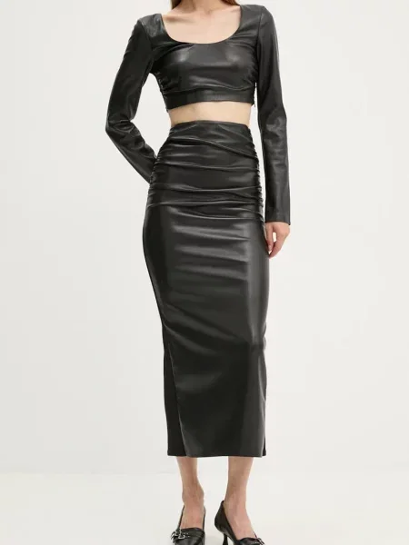 Fustă tip creion Nanushka negru