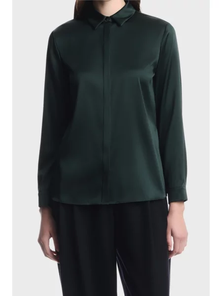 Рубашка Emporio Armani зеленая