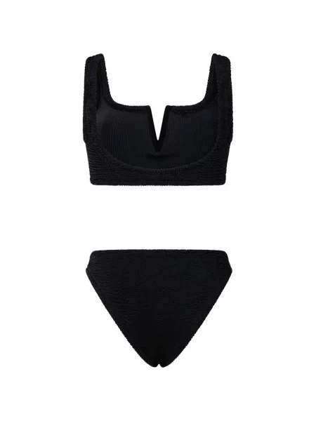 Bikini Paramidonna s V-izrezom crna