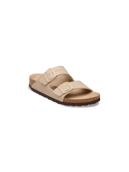 Birkenstock klapki Arizona Birko-Flor beżowe
