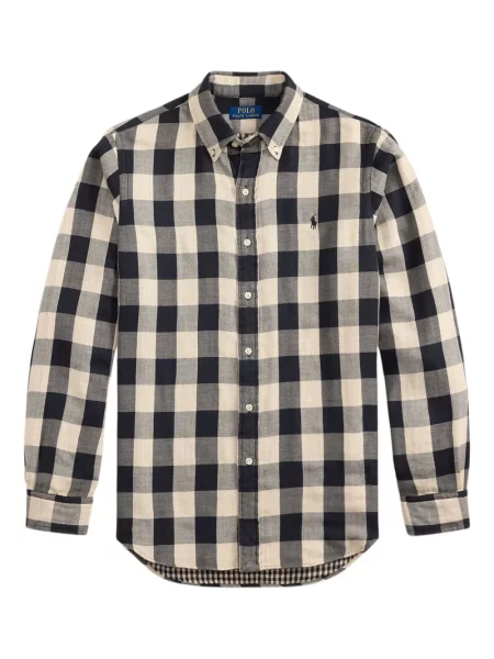 Șapcă Polo Ralph Lauren de mătase cu broderie cu dungi negru