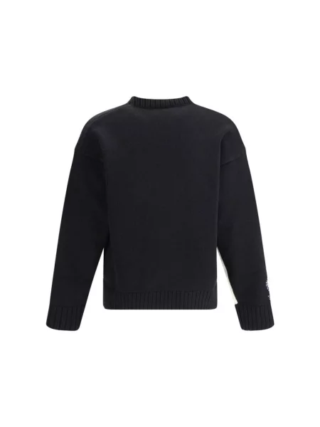 Sweter Dsquared2 z okrągłym dekoltem czarny