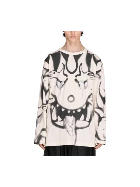 T-shirt Chito Graphic Long Sleeve Tee UNISEX Chalk White L biała