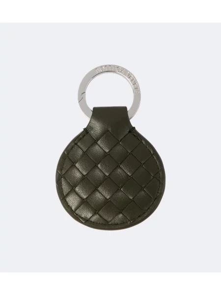 Inel Bottega Veneta din piele verde