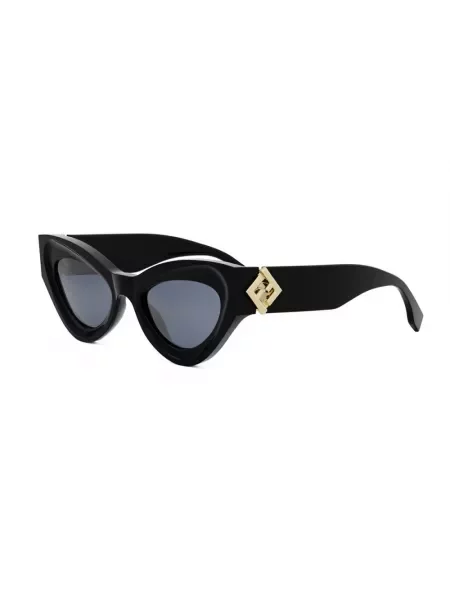 Fendi Okulary Przeciwsłoneczne schwarz czarne