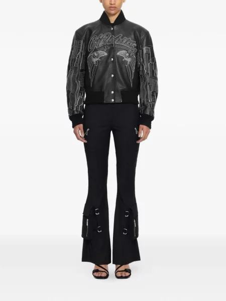 Bomber bunda Off-white biela