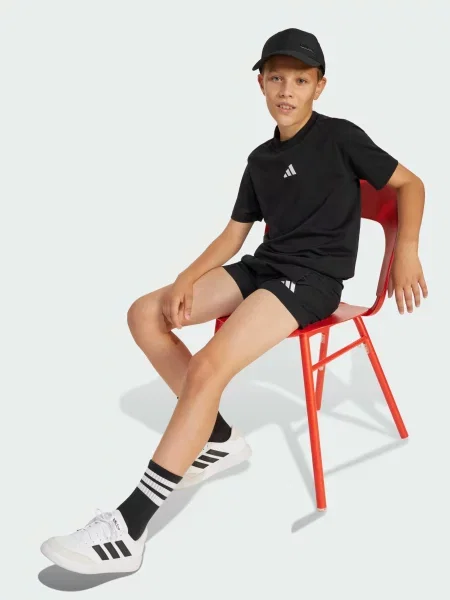 Детская футболка Adidas черная